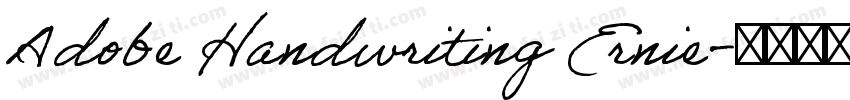Adobe Handwriting Ernie字体转换